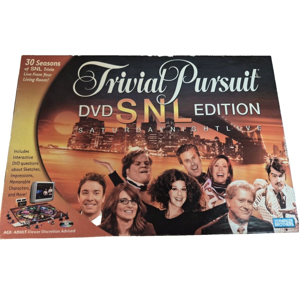 Trivial Pursuit SNL Edition DVD Board Game Saturday Night Live 30th Anniversary